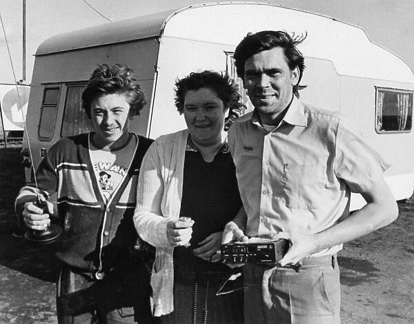 Skelton Beakers Club members, Graham Appleyard (left), Ann Scott & Barry Smith