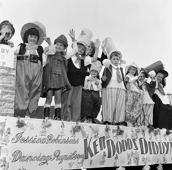 Skelton and Brotton carnival, North Yorkshire. 1971