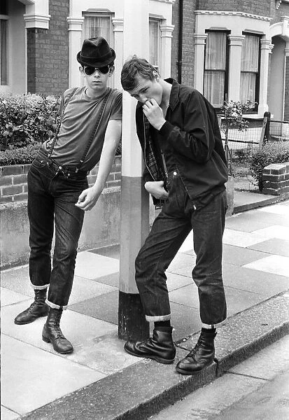 Skinhead and Ben Sherman boy. 15th August 1970