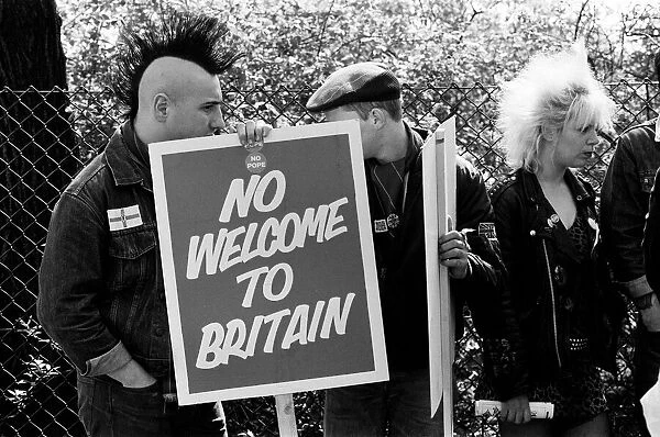 Skinheads and Punks march. 17th April 1982
