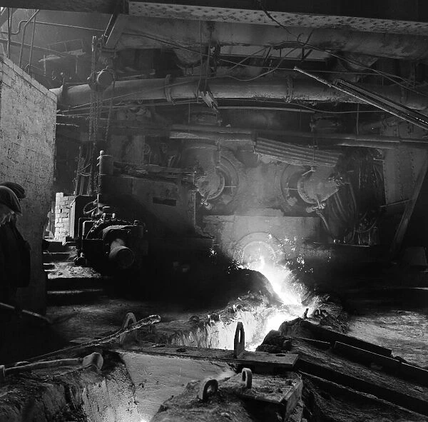 Skinningrove blast furnace plant, which is to close. 1971