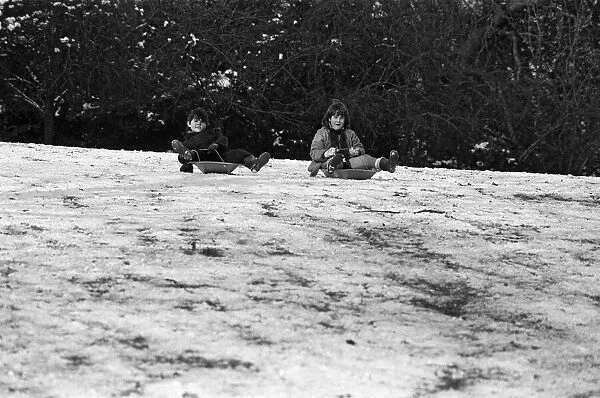 Sledging in Reading. 8th February 1986