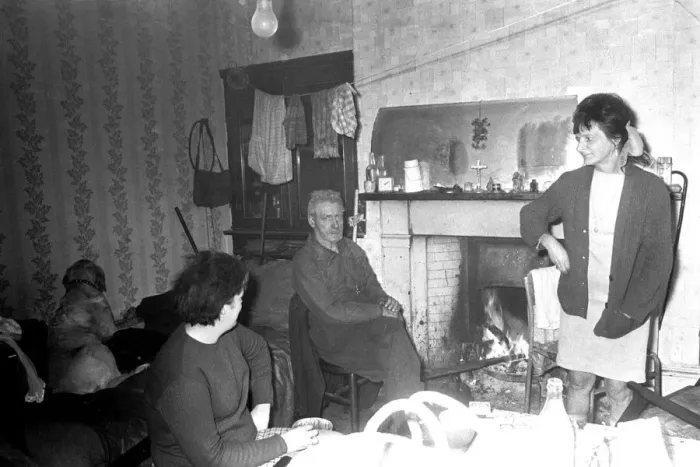 Framed Print : Slum and derelict housing in the West end of Newcastle 1 May 1970 - Slums The Interior of Framed Print : Slum and derelict housing in the West end of Newcastle 1 May 1970 - Slums The Interior of