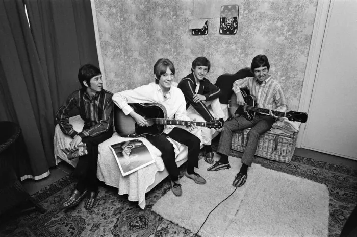 Framed Print : The Small Faces pop group pictured in a provincial hotel room as they watch their latest Framed Print : The Small Faces pop group pictured in a provincial hotel room as they watch their latest
