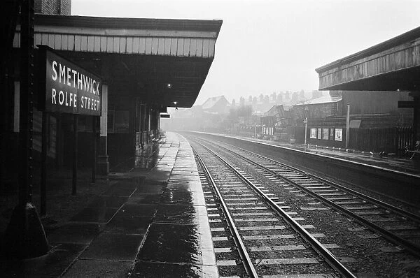 Smethwick Rolfe Street railway station, Smethwick, a town in the Sandwell Metropolitan