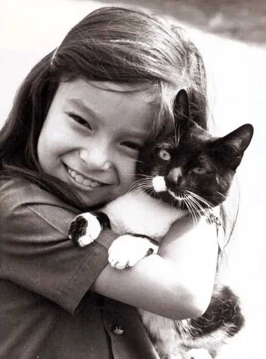 Framed Print : Smiling Carol Riley of Ealing collects her pet cat Cupid after he was released Framed Print : Smiling Carol Riley of Ealing collects her pet cat Cupid after he was released