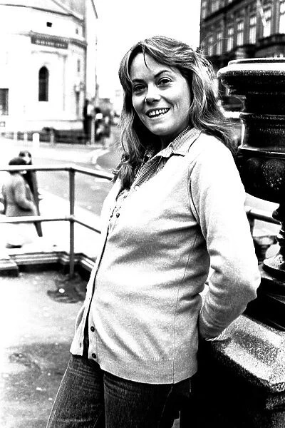 A smiling Wendy Richard pictured in North East 16 October 1980