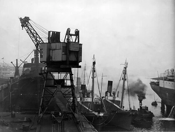 Smiths Dock Company, North Shields Docks. 7th October 1938