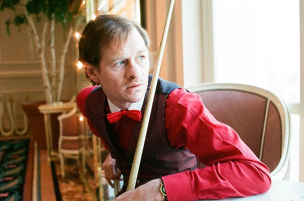 Snooker player Alex Hurricane Higgins. Snooker player Alex Hurricane