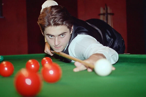 Snooker player Ronnie O Sullivan, pictured the day before his 16th birthday