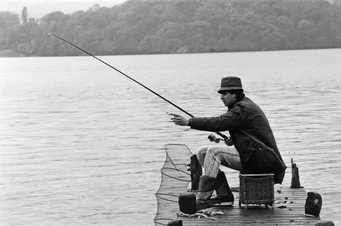 Framed Print : Snooker player Tony Knowles at his house near Lake Windermere in the Lake District