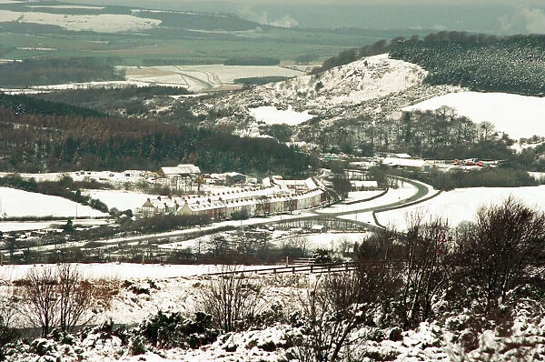 Snow as far as the eye can see in Guisborough. 1st January 1995