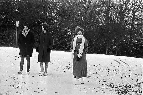 Snow in Prospect Park, Reading. 9th January 1971