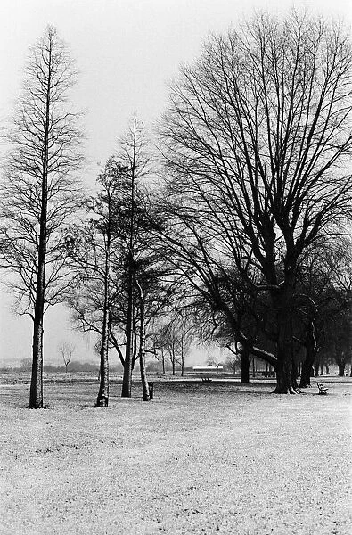 Snow scenes in Berkshire. December 1979