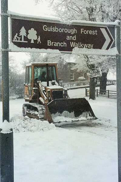Snow Scenes, Guisborough, Teesside, 22nd February 1994