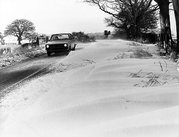 Snow scenes near Kildale. 19th January 1978
