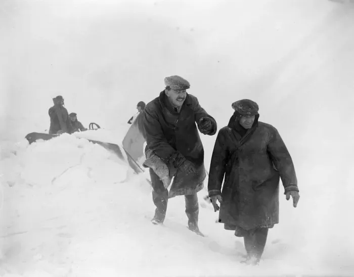 Framed Print : Snow scenes Wensleydale Yorkshire District surveyor C H Pauli Framed Print : Snow scenes Wensleydale Yorkshire District surveyor C H Pauli