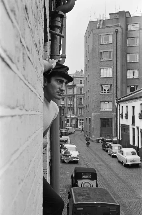 Framed Print : Songwriter and composer Lionel Bart at his flat in South Kensington