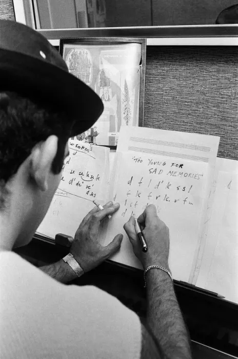 Framed Print : Songwriter and composer Lionel Bart in his flat in South Kensington