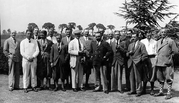 Sonning golf tournament, Berkshire. 1930