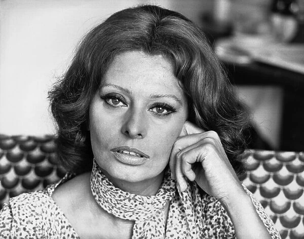 Sophia Loren - Actress and Filmstar pictured in a London hotel