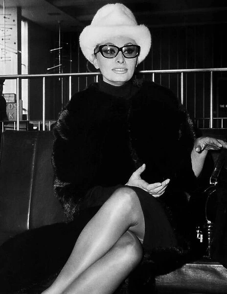Sophia Loren Actress at London Airport