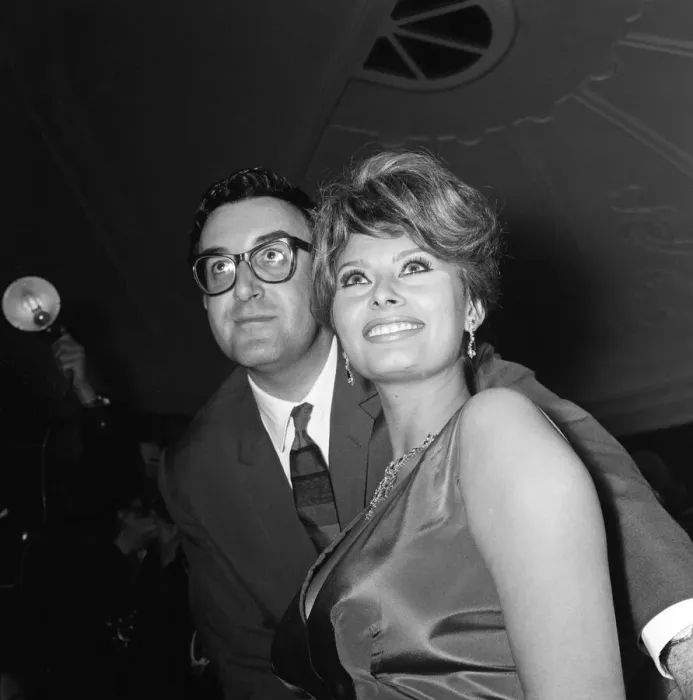 Framed Print : Sophia Loren with Peter Sellers. They will be starring together in the Dimitri de Framed Print : Sophia Loren with Peter Sellers. They will be starring together in the Dimitri de