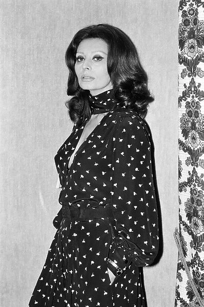 Sophia Loren pictured in Austria where she is filming the MGM movie '
