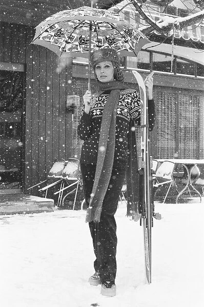 Sophia Loren seen here on location in Austria during the filming of the MGM movie '