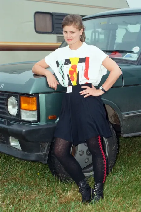 Framed Print : Sophie Aldred as Doctor Who assistant Ace seen here on location near Arundel during Framed Print : Sophie Aldred as Doctor Who assistant Ace seen here on location near Arundel during