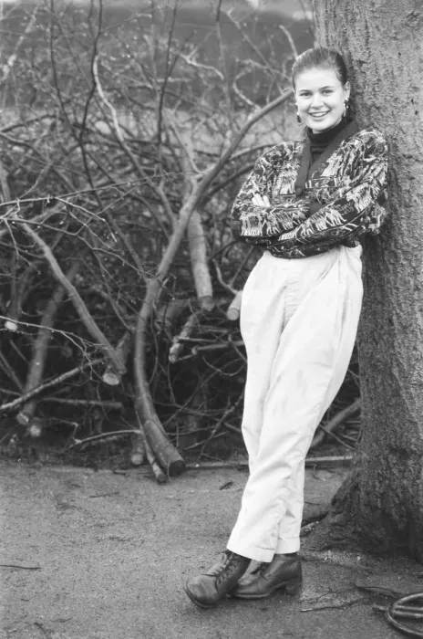 Framed Print : Sophie Aldred seen here as Ace one of Dr Whos assistant. 19th November 1987