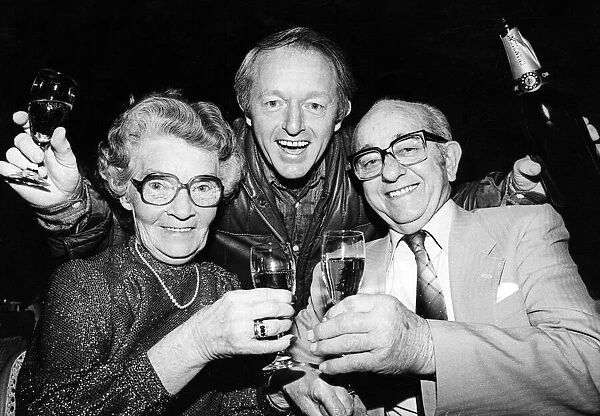 South Bank born superstar Paul Daniels turned Champagne Charlie today to celebrate his