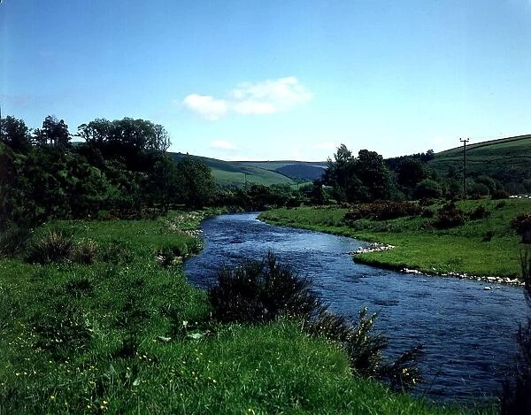 The South Esk River near Newtongrange Midlothian Scotland