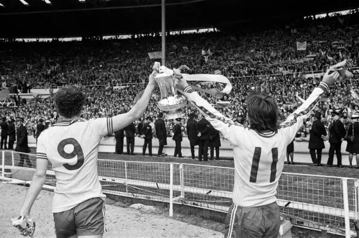 Framed Print : Southampton 1-0 Manchester United. FA Cup Final 1976. Wembley Stadium Framed Print : Southampton 1-0 Manchester United. FA Cup Final 1976. Wembley Stadium