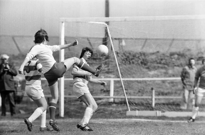Framed Print : Southampton 2-1 Queens Park Rangers. A. E. T. Ladies FA Cup Final at Bedford Town