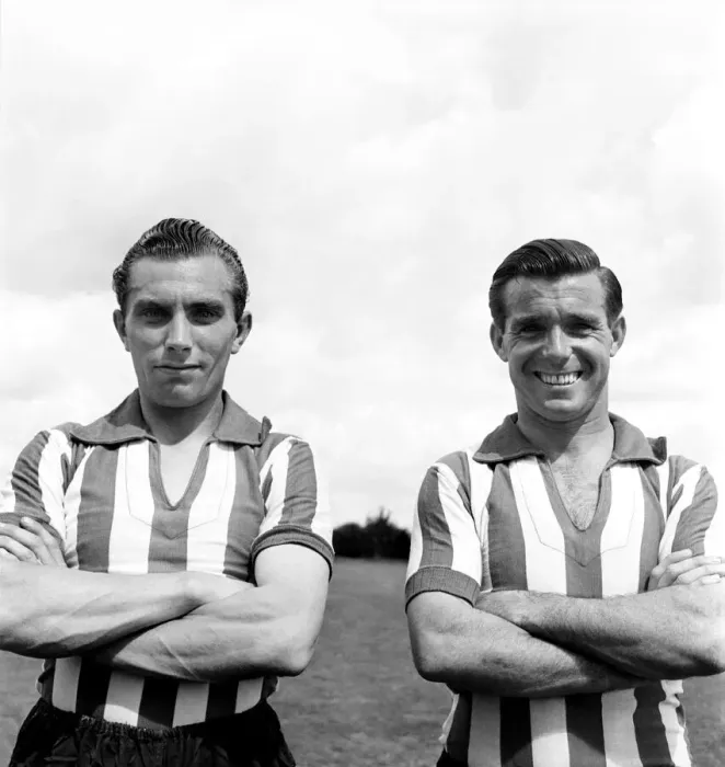 Framed Print : Southampton F. C. Eric Day (left) & Ernie Stevenson. O25293-001 Framed Print : Southampton F. C. Eric Day (left) & Ernie Stevenson. O25293-001