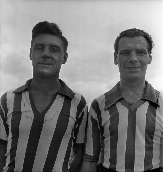 Southampton F. C. L. R. Ted Bates and Joe Mallett. O25293-007