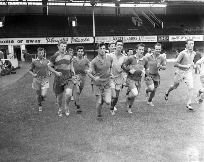 Framed Print : Southampton FC, August 1959 Framed Print : Southampton FC, August 1959