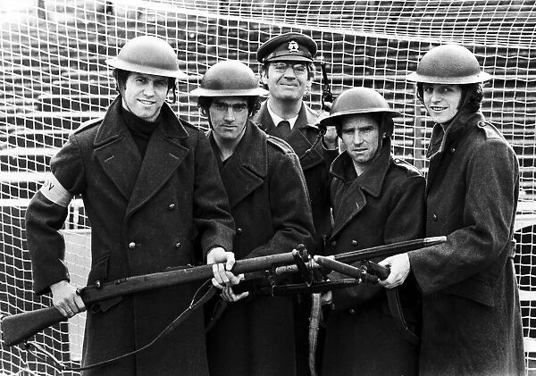 Southampton FC front line warriors from L2R Peter Osgood, Ted MacDougall
