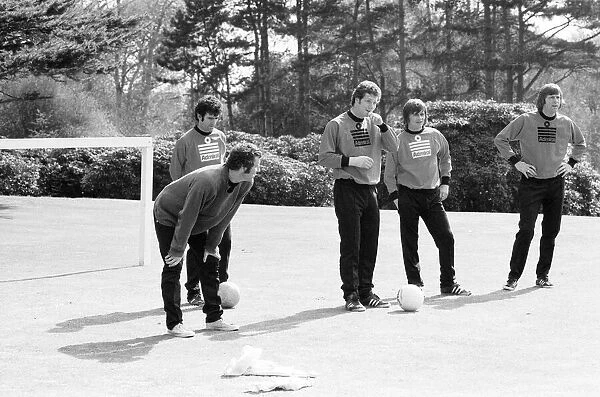 Southampton FC Players, pictured during training session ahead of FA Cup Final