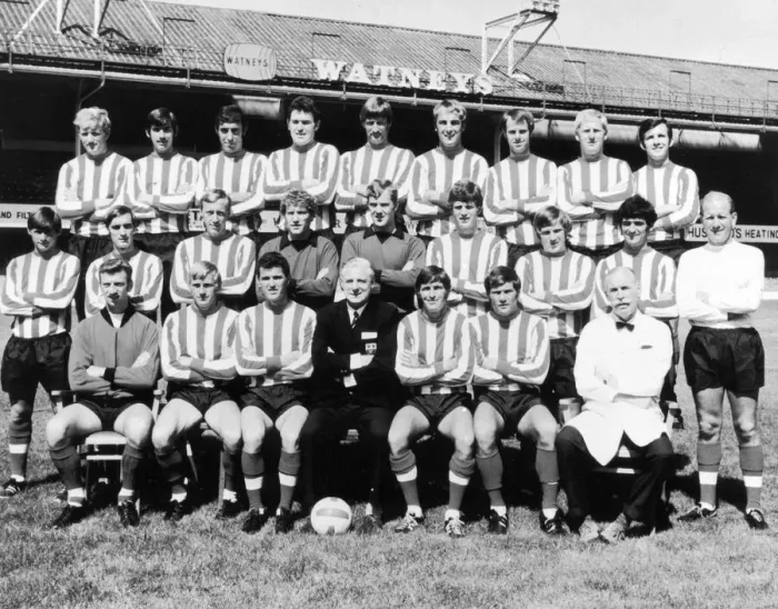 Framed Print : Southampton FC Pre Season Photocall July 1969