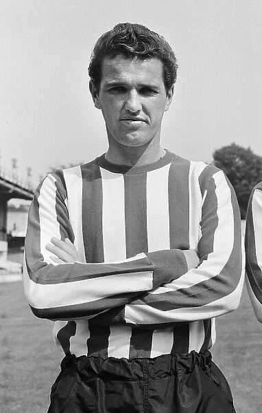 Southampton FC report for pre season training and photocall. Terry Paine. August 1965