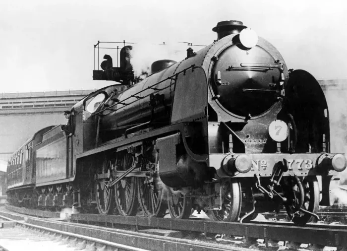Framed Print : Southern Railways Class N15 4-6-0S Express Train No. 773 seen here