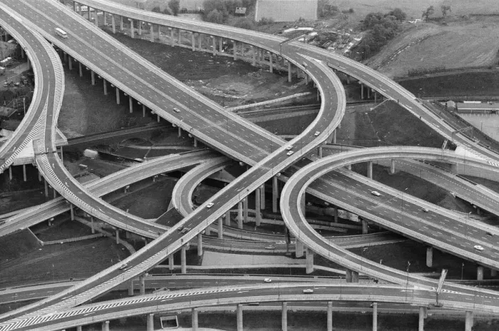 Framed Print : Spaghetti Junction came through its first major test. Drivers in the spring Bank Holiday Framed Print : Spaghetti Junction came through its first major test. Drivers in the spring Bank Holiday