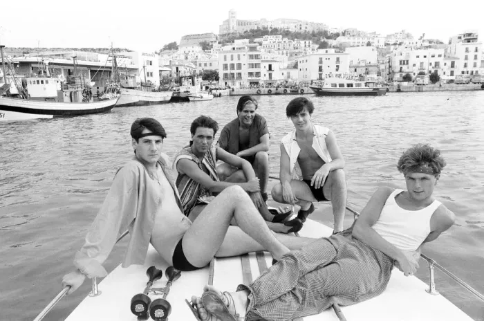 Framed Print : Spandau Ballet, Ibiza, Spain, July 1981