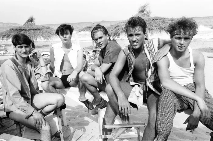 Framed Print : Spandau Ballet, Ibiza, Spain, July 1981 Framed Print : Spandau Ballet, Ibiza, Spain, July 1981