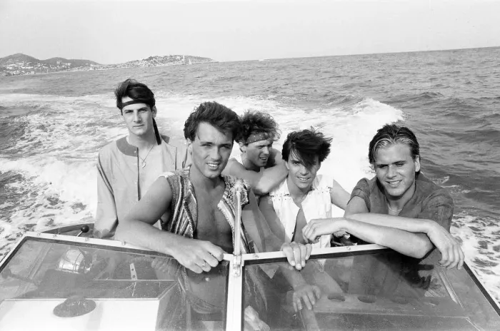 Framed Print : Spandau Ballet, Ibiza, Spain, July 1981 Framed Print : Spandau Ballet, Ibiza, Spain, July 1981