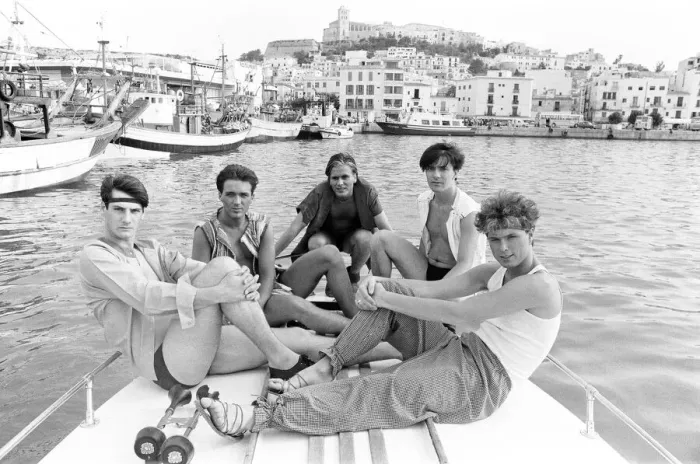 Framed Print : Spandau Ballet, Ibiza, Spain, July 1981 Framed Print : Spandau Ballet, Ibiza, Spain, July 1981