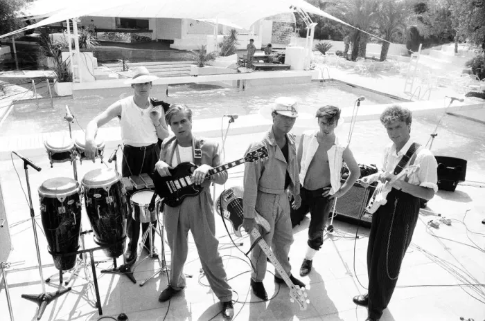 Framed Print : Spandau Ballet, Ibiza, Spain, July 1981 Framed Print : Spandau Ballet, Ibiza, Spain, July 1981