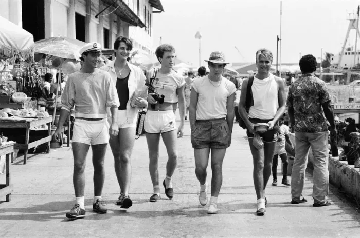 Framed Print : Spandau Ballet, music group, have been in the Bahamas for the last two weeks Framed Print : Spandau Ballet, music group, have been in the Bahamas for the last two weeks